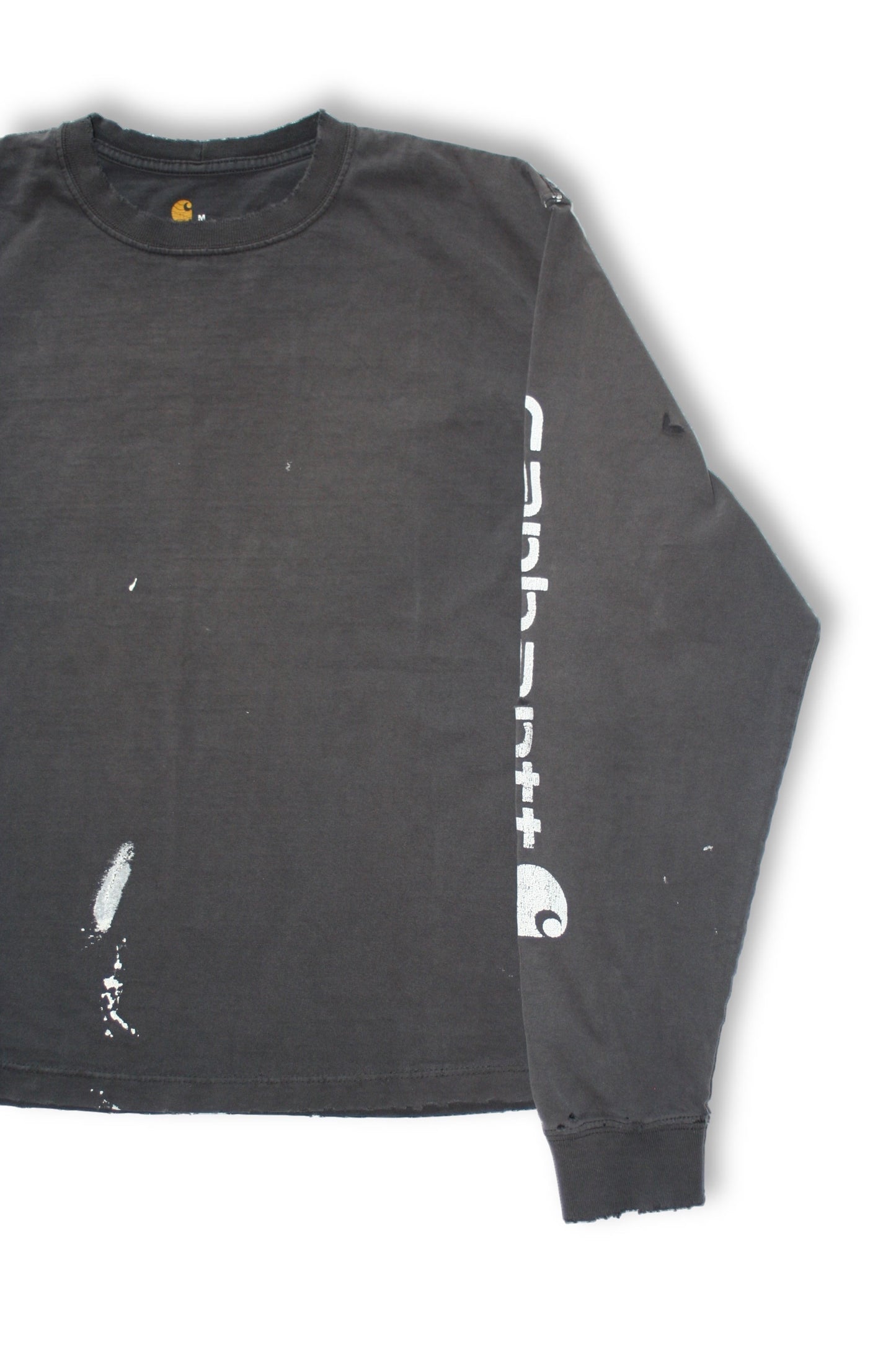 Vintage Thrashed & Faded Carhartt Long Sleeve T-Shirt - Medium