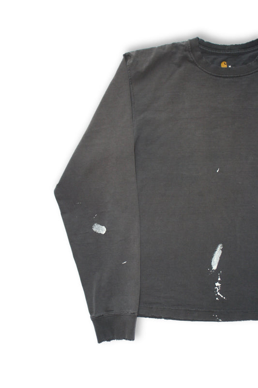 Vintage Thrashed & Faded Carhartt Long Sleeve T-Shirt - Medium