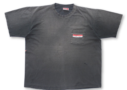 Vintage Thrashed & Faded Marlboro Pocket T-Shirt - L/XL
