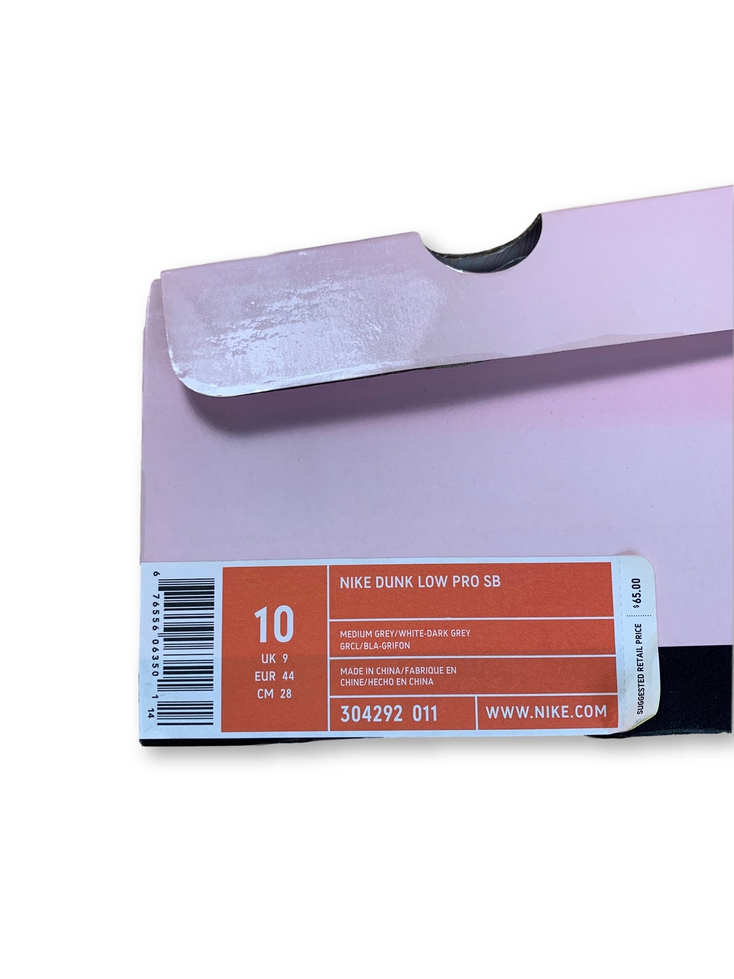 Nike Dunk Low Pro SB Staple "Pigeon" - Size 10 - NEW