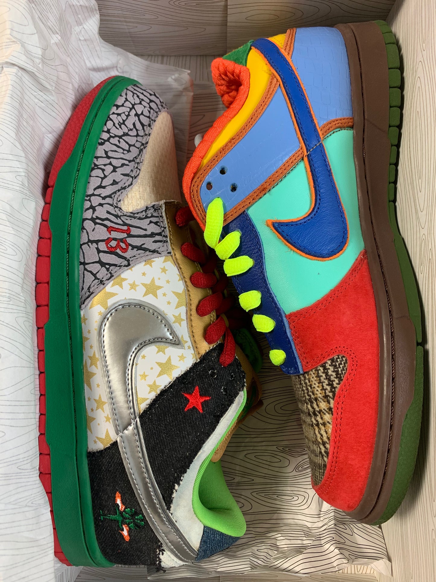 Nike Dunk Low Pro SB "What The Dunk" - Size 10 - NEW