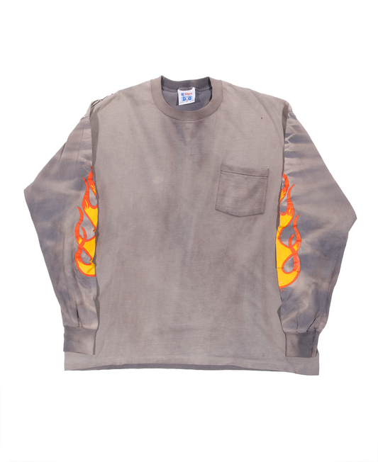 Faded & Distressed Flames T-Shirt