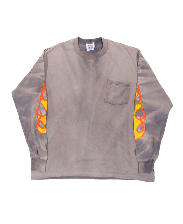 Faded & Distressed Flames T-Shirt