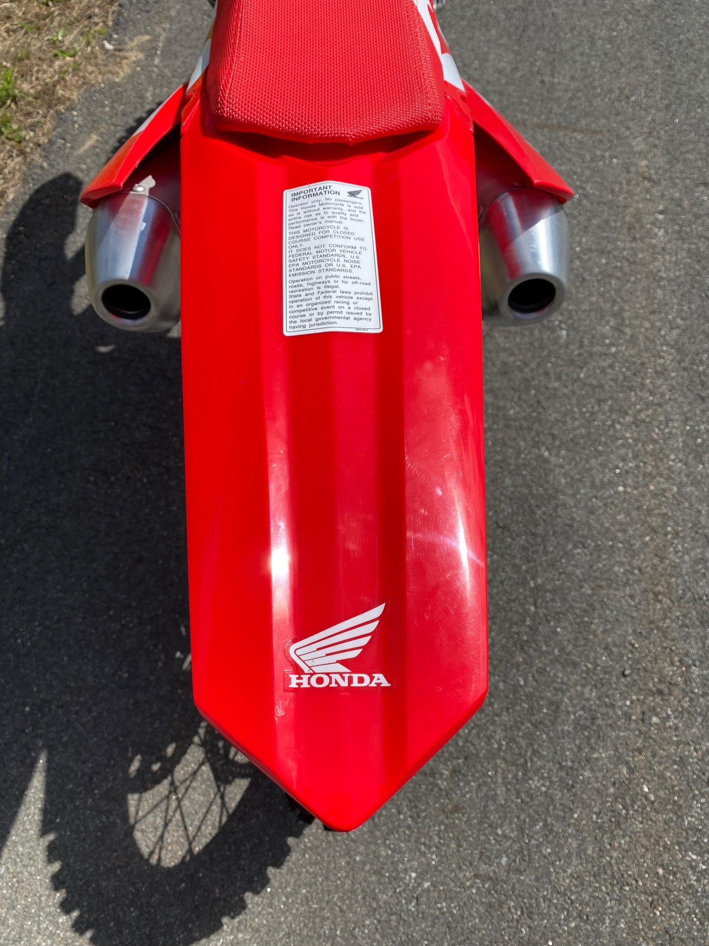 Honda Crf 250R Dirt Bike