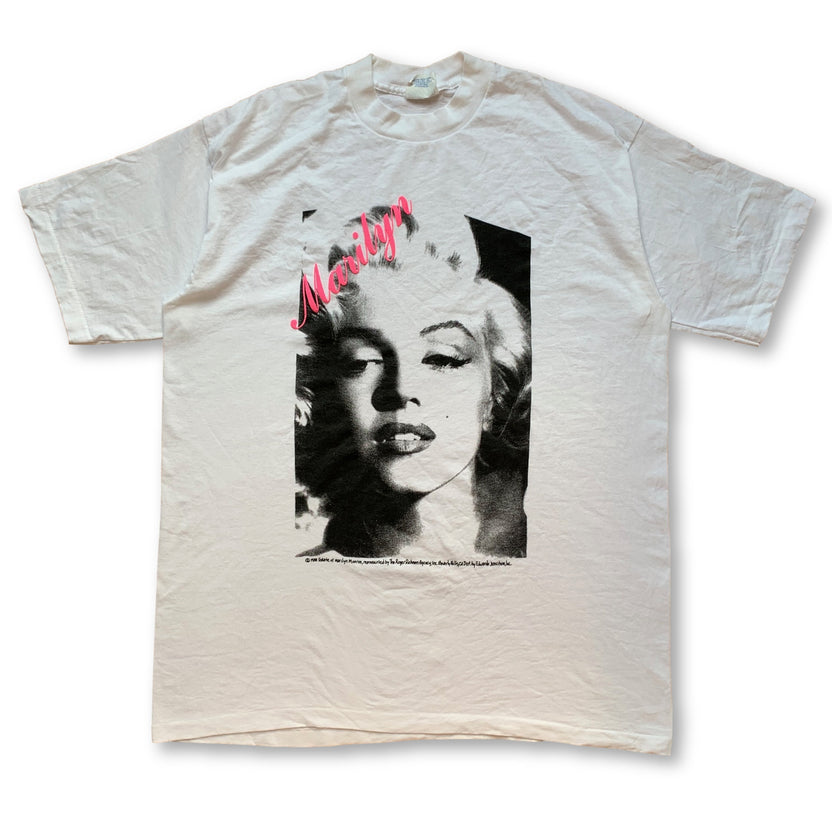 Vintage Marilyn Monroe 1988 Beverly Hills Rare Puff Print T-Shirt - XL