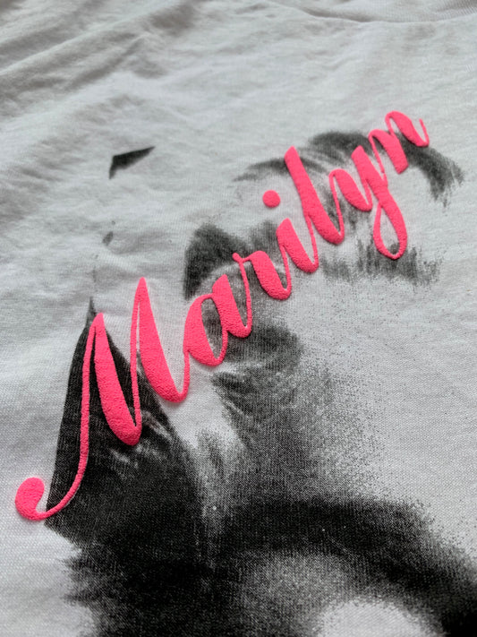 Vintage Marilyn Monroe 1988 Beverly Hills Rare Puff Print T-Shirt - XL