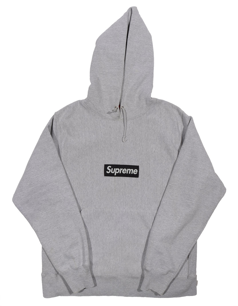 Supreme 1995-1996 vintage nylon box logo hoodie black on black ...