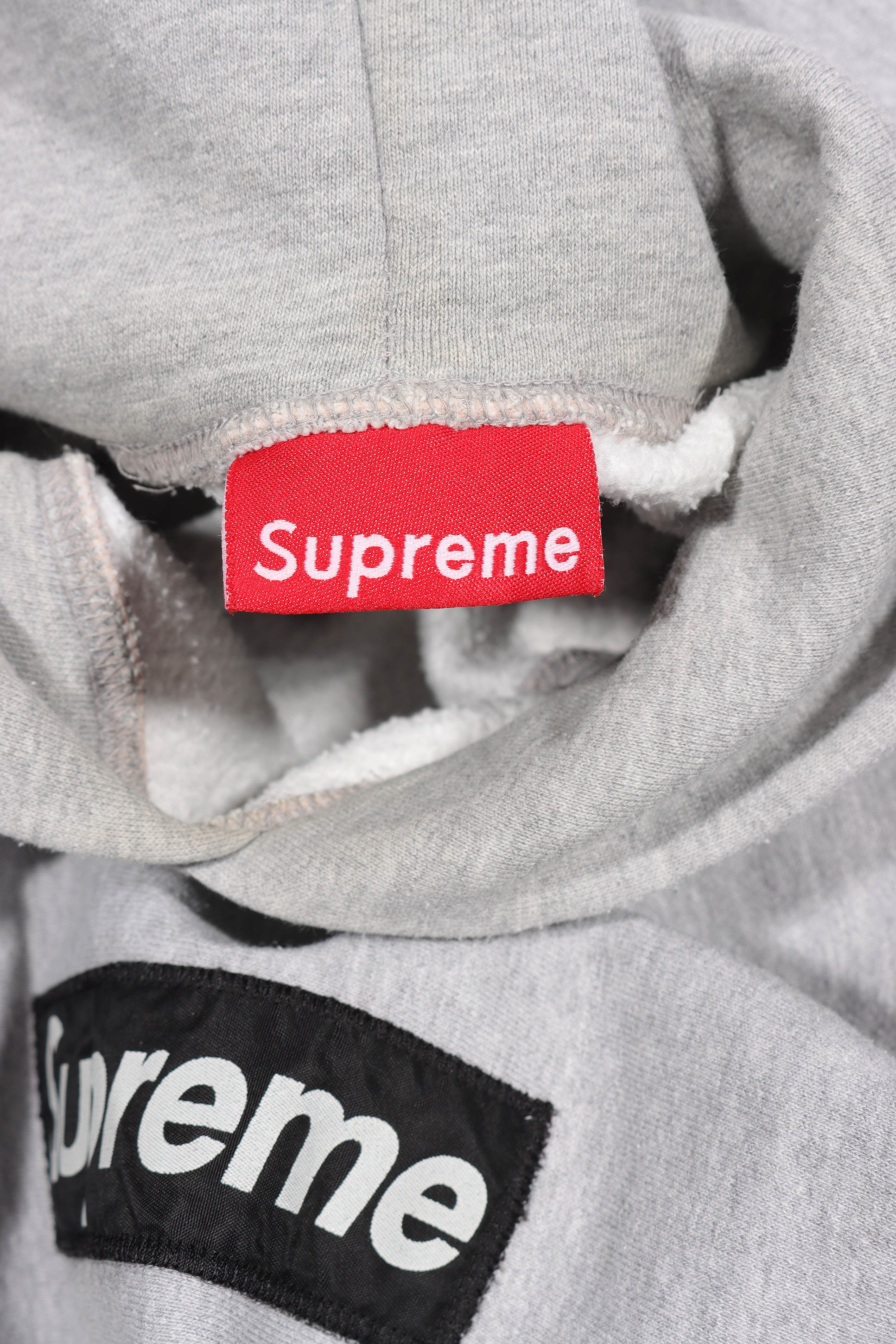 1995 Nylon Box Logo Hooded Sweatshirt – Justin Reed 1995 Nylon Box Logo Hooded Sweatshirt – Justin Reed