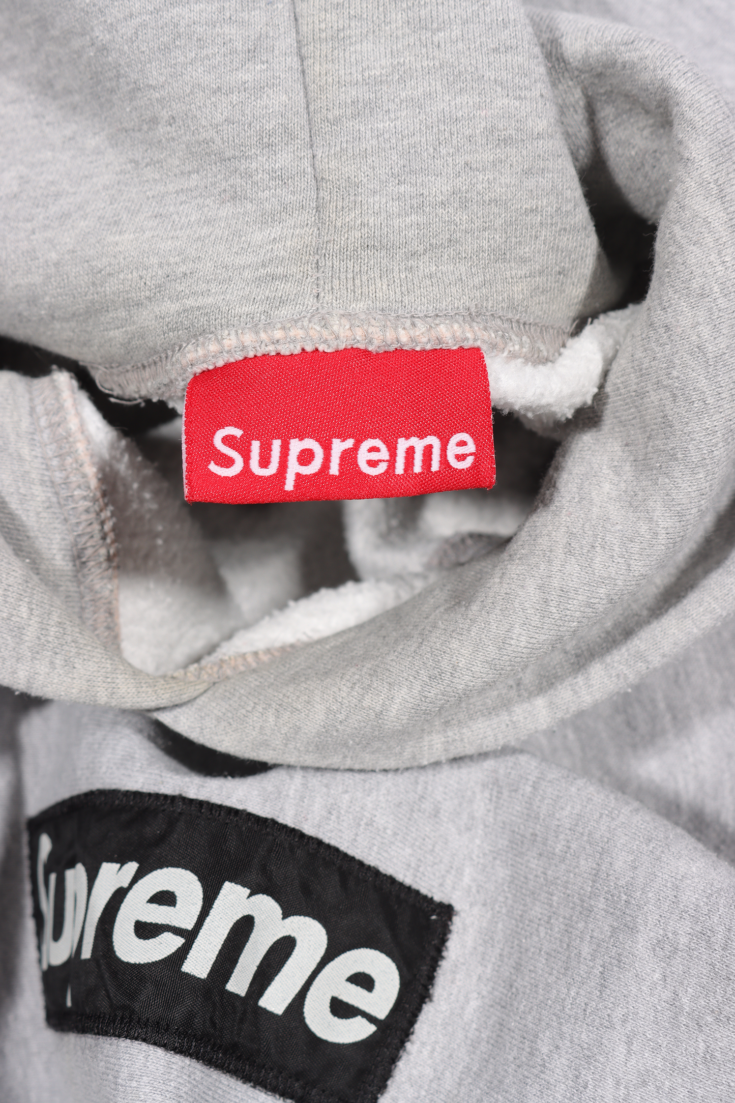 1995 Nylon Box Logo Hooded Sweatshirt