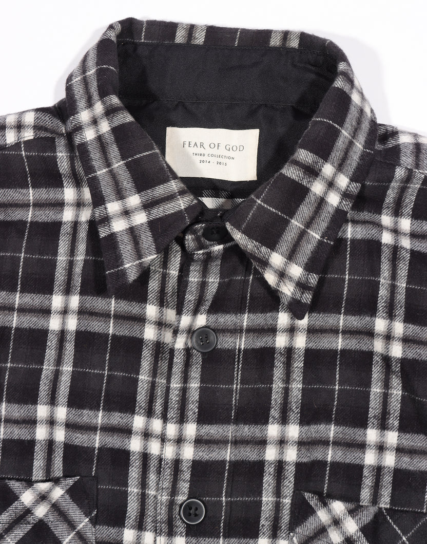 Third Collection Sleeveless Flannel Shirt