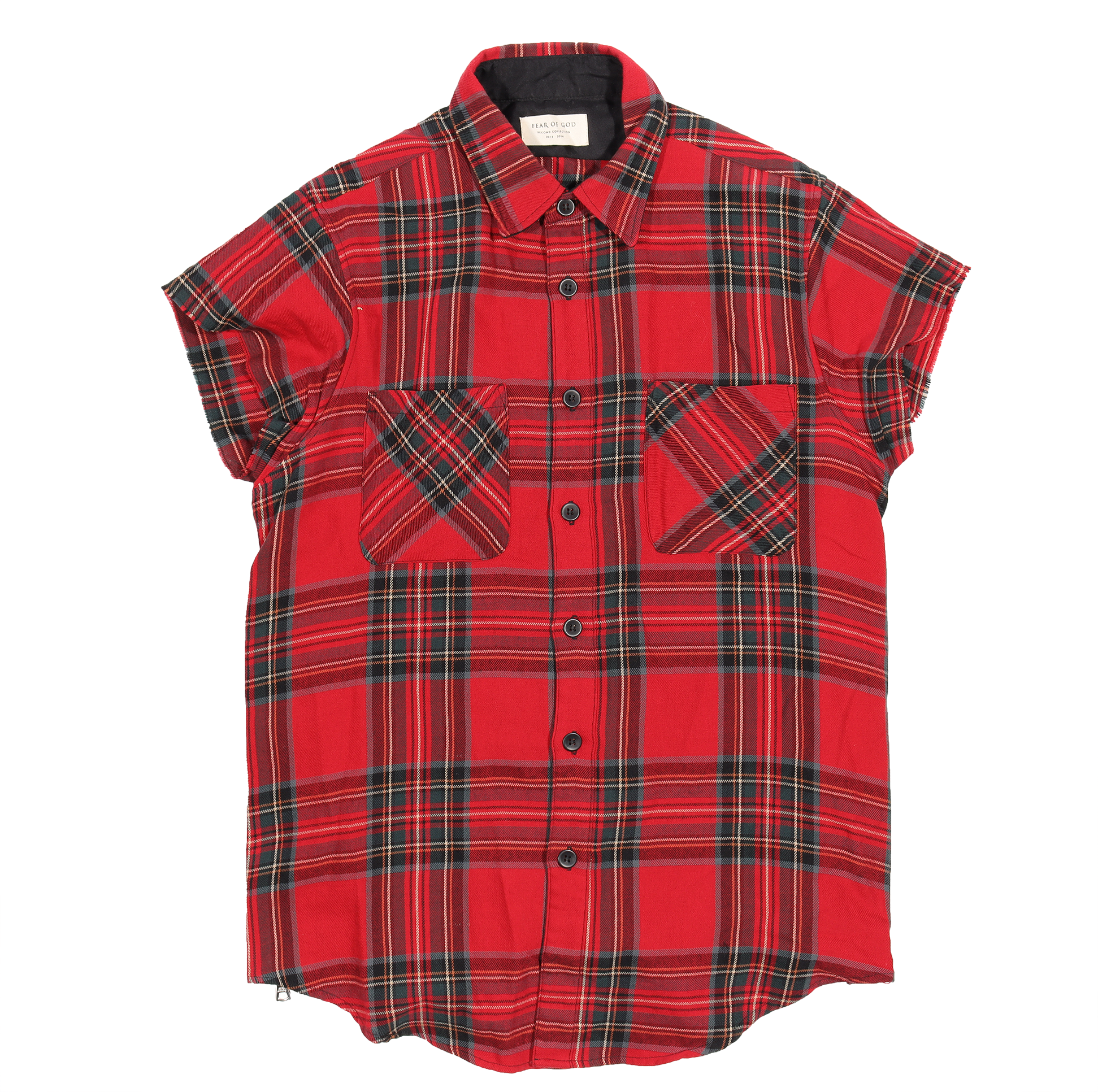 Second Collection Sleeveless Flannel Shirt