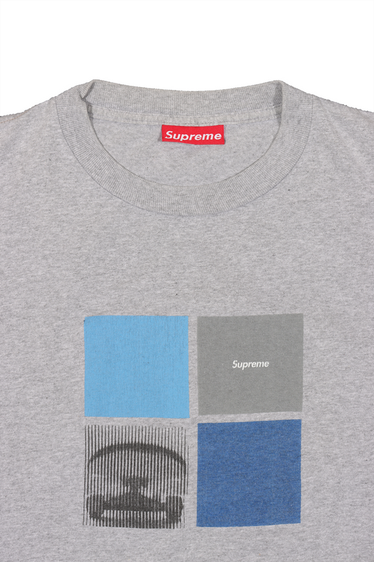 1995 Four Squares Tee - Heather Grey