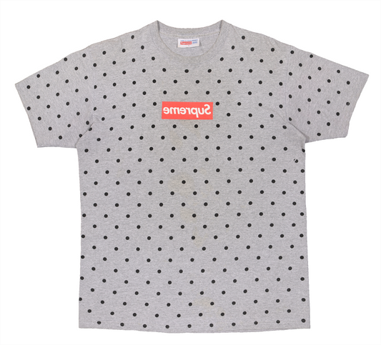 CDG Box Logo Tee SS12 - Heather Grey