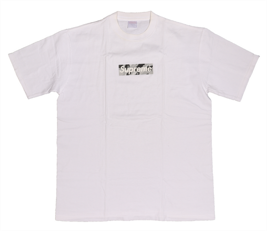 Bape Box Logo Tee Grey Camo