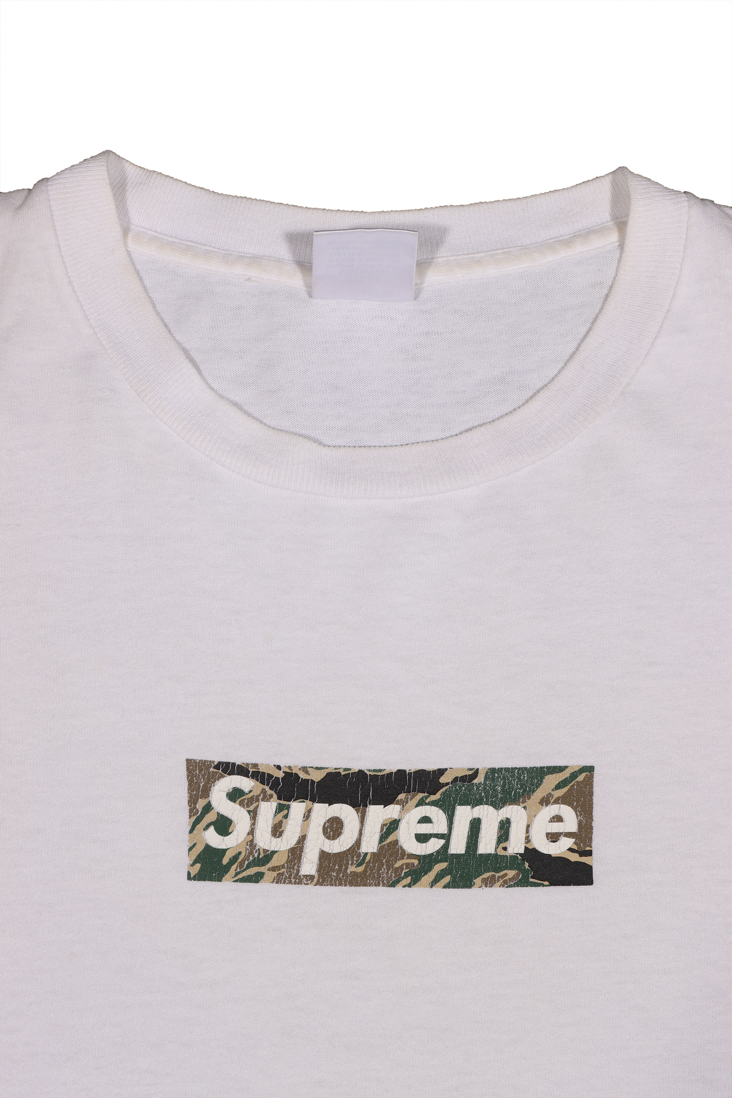 Bape Box Logo Tee Tiger Camo