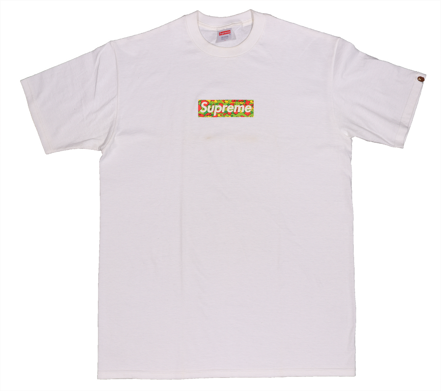 ABC Bape Neon Camo Box Logo Tee