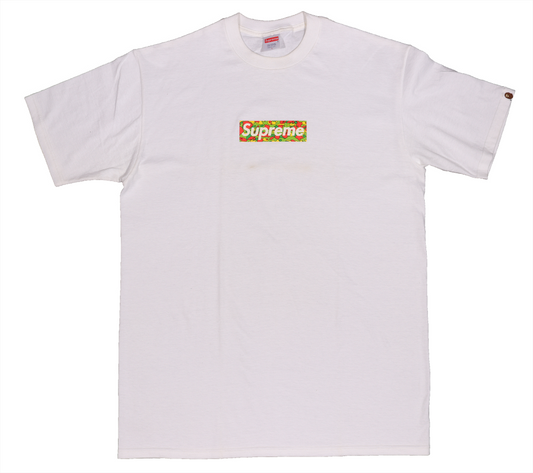 ABC Bape Neon Camo Box Logo Tee