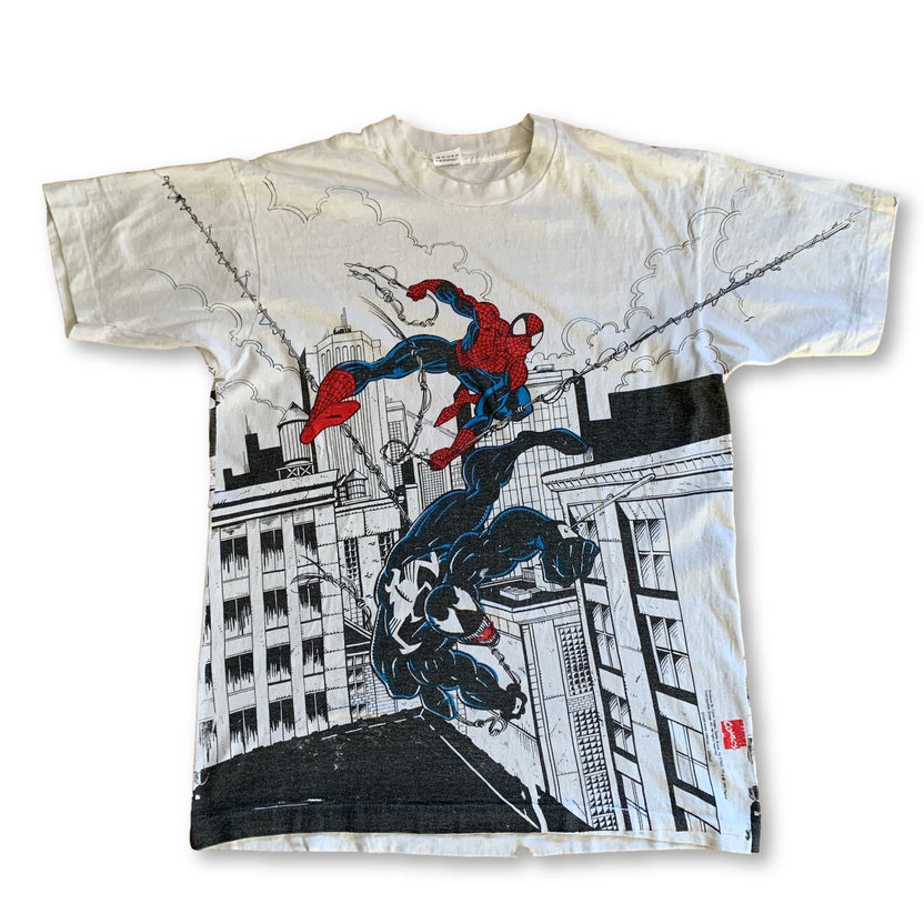 Vintage 1993 Marvel Spider Man T-Shirt - Large