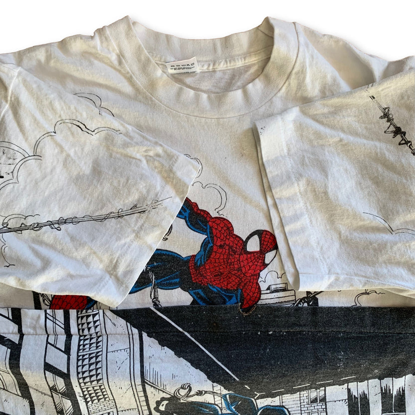 Vintage 1993 Marvel Spider Man T-Shirt - Large