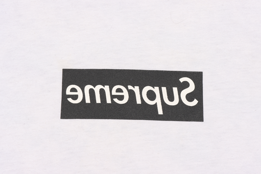 CDG Camo Box Logo Tee FW13 - White