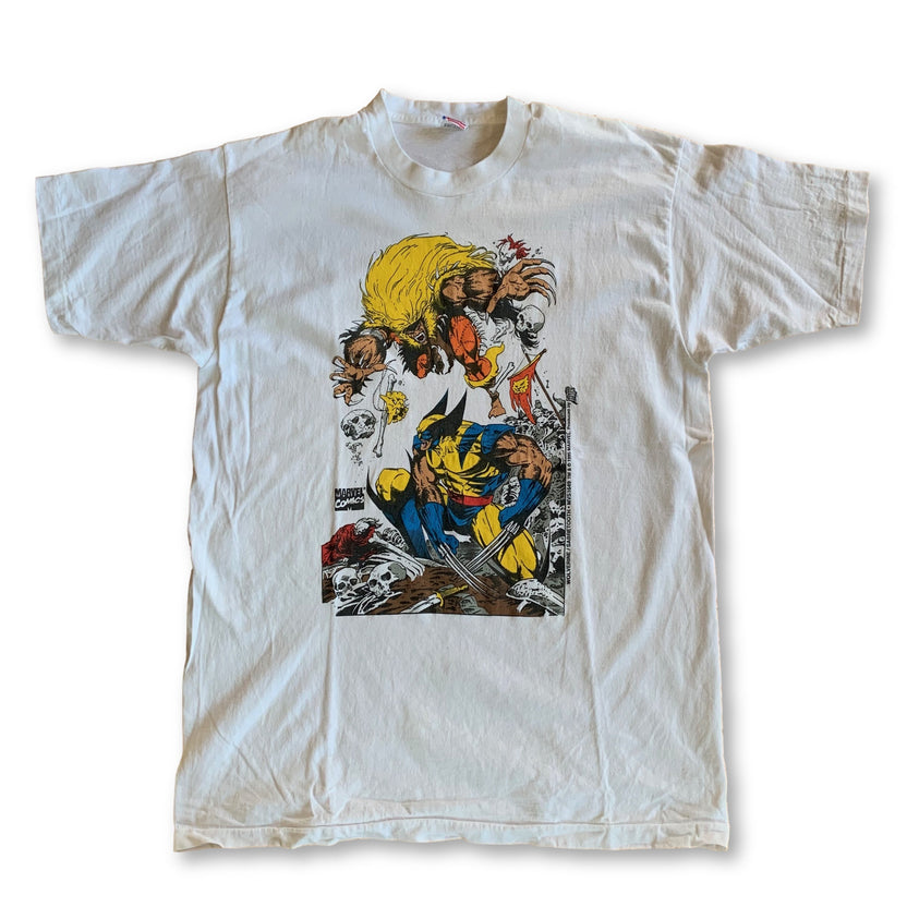 Vintage Marvel Wolverine Sabertooth T-Shirt - XL