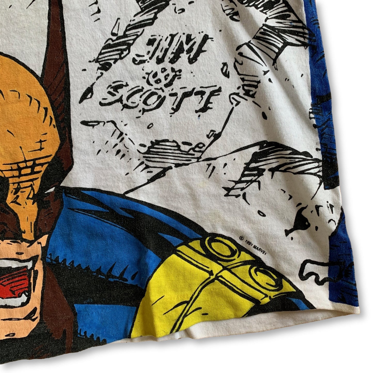 Vintage 1991 Marvel T-Shirt - Large