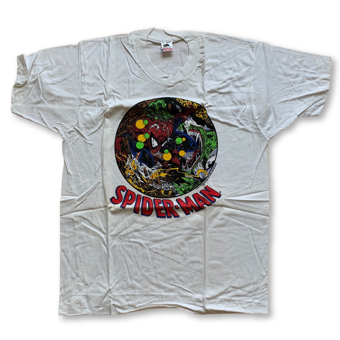 Vintage Deadstock 1990 Spiderman T-Shirt - XL