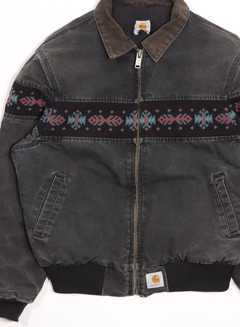 1990's Carhartt Navajo Print Bomber Jacket