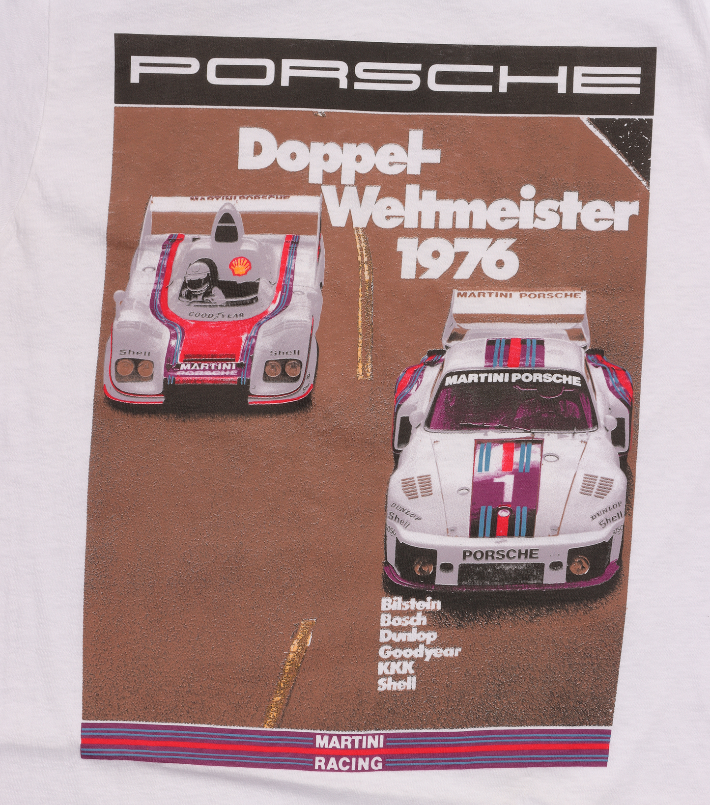 1970's Porsche Martini Racing T-Shirt