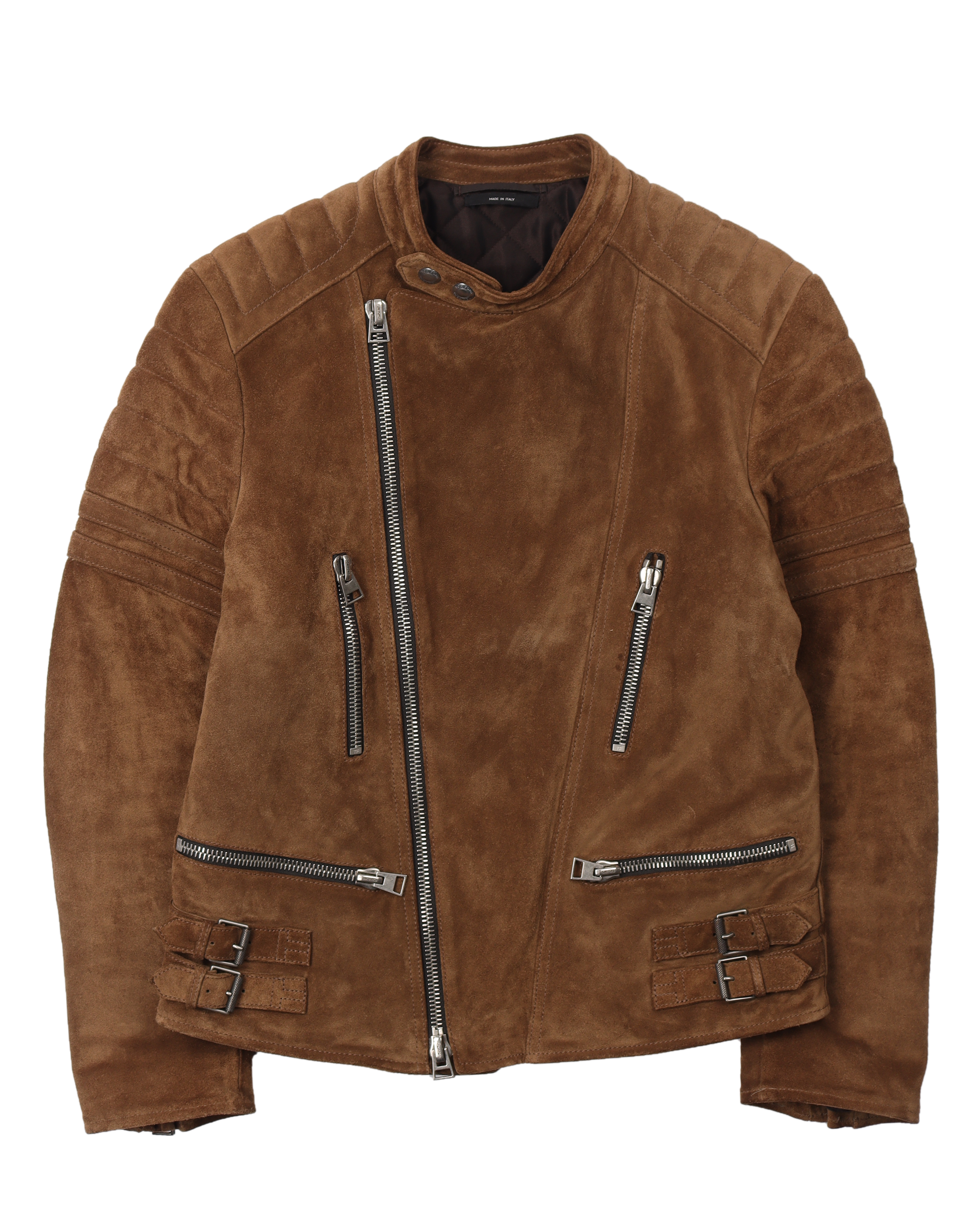 Suede Leather Motorcycle Jacket