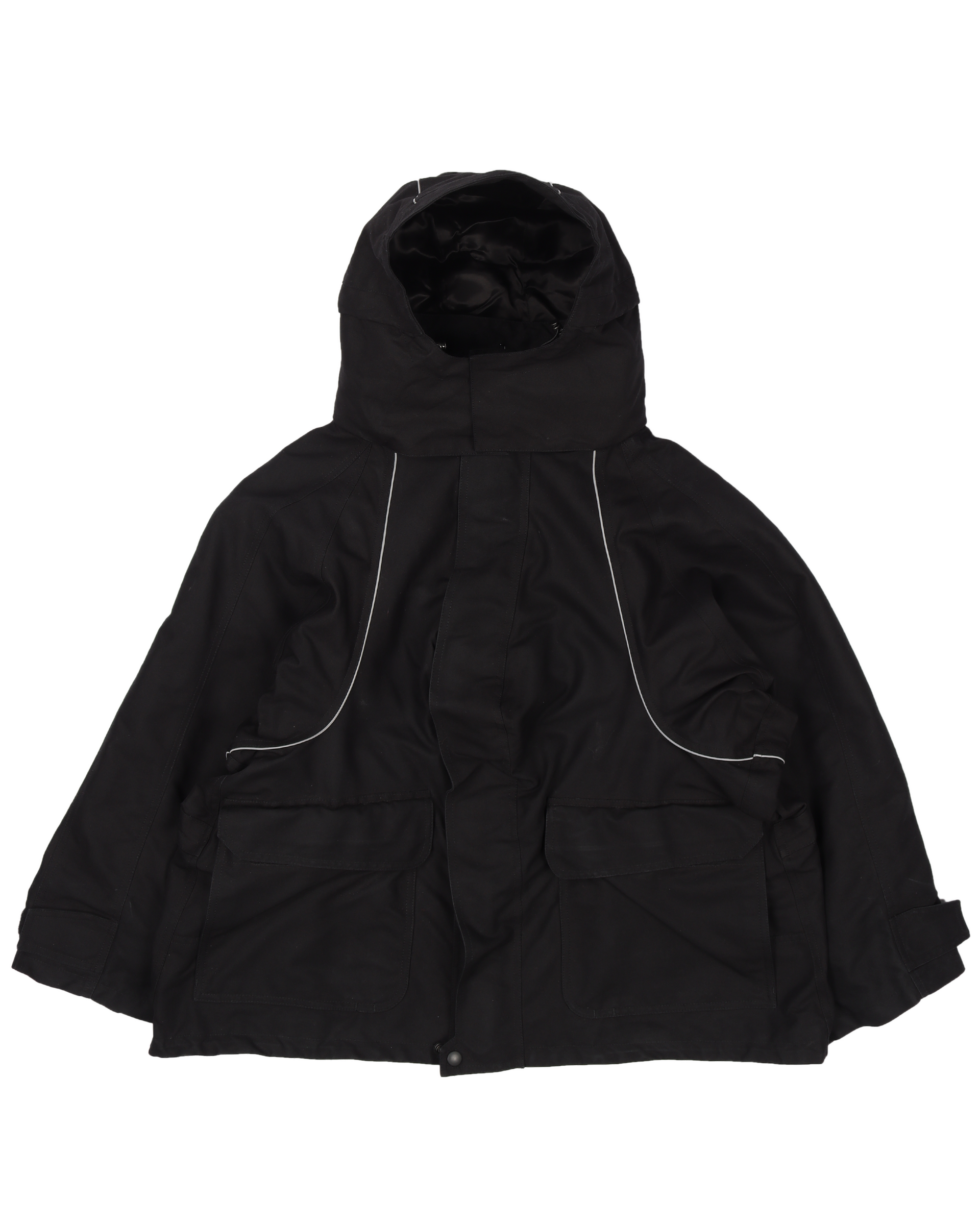 BALENCIAGA 16AW C SHAPED SWING PARKA