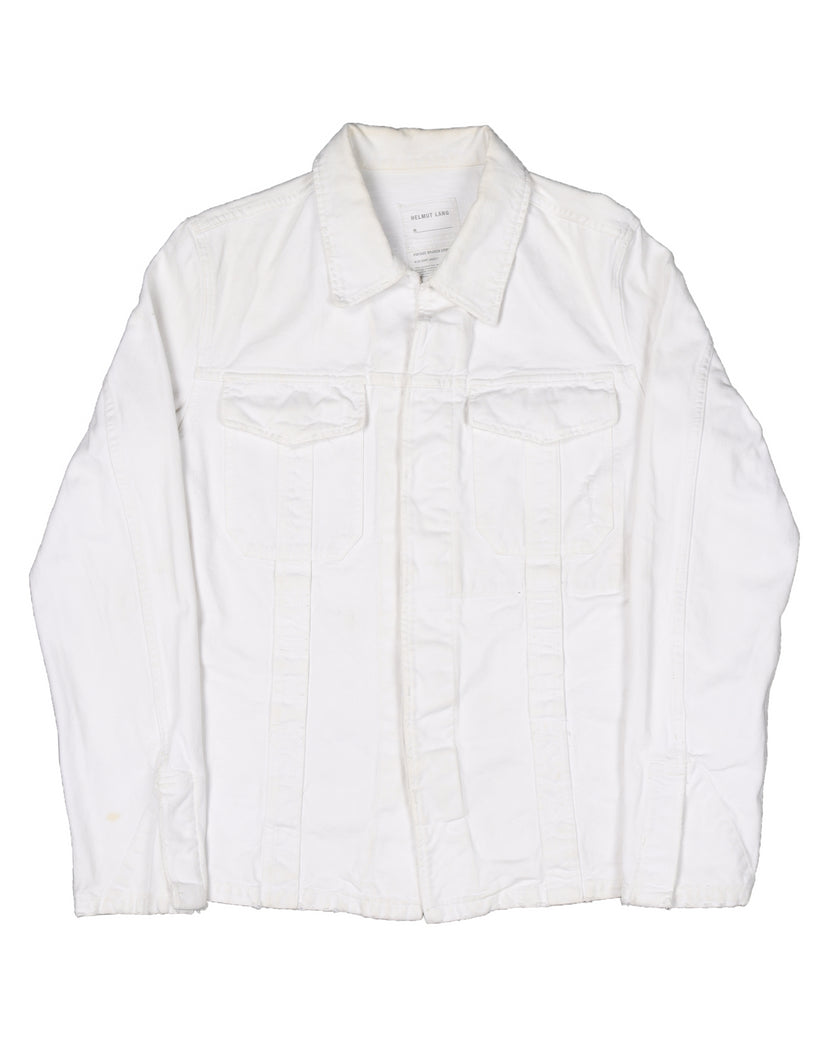 Helmut Lang 1998 Archive White Denim Jacket—[M] – mahshu