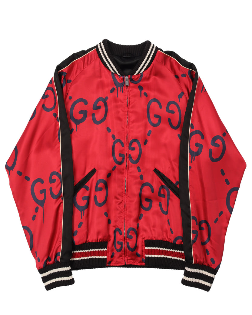 GG Supreme print silk jacket