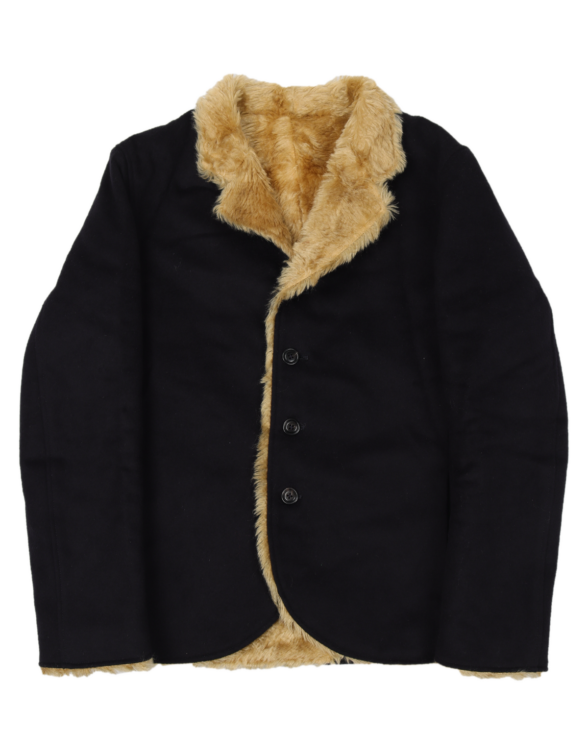 AW03 "Touch Me I'm Sick" Wool Shearling Jacket