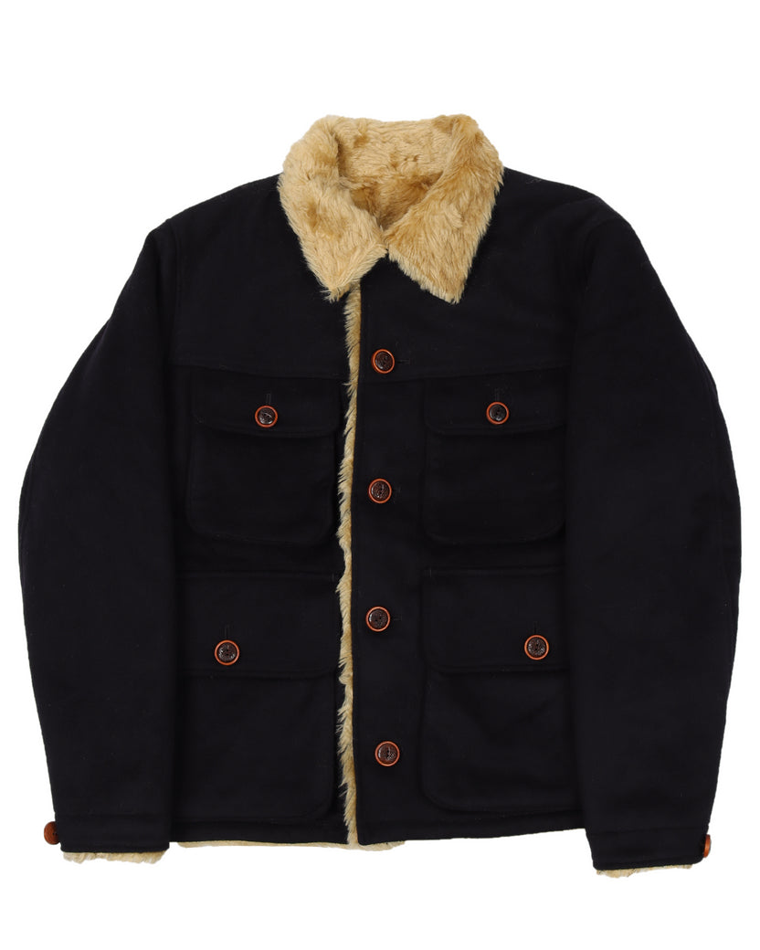 AW03 "Touch Me I'm Sick" Wool Shearling Jacket