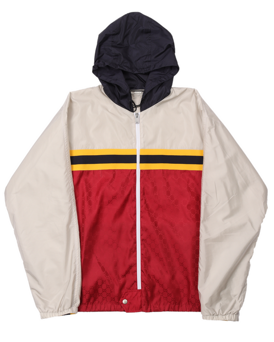 "GUCCY" Hooded Nylon Jacket