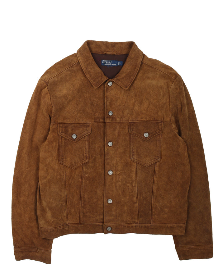 Polo by Ralph Lauren Suede Trucker Jacket