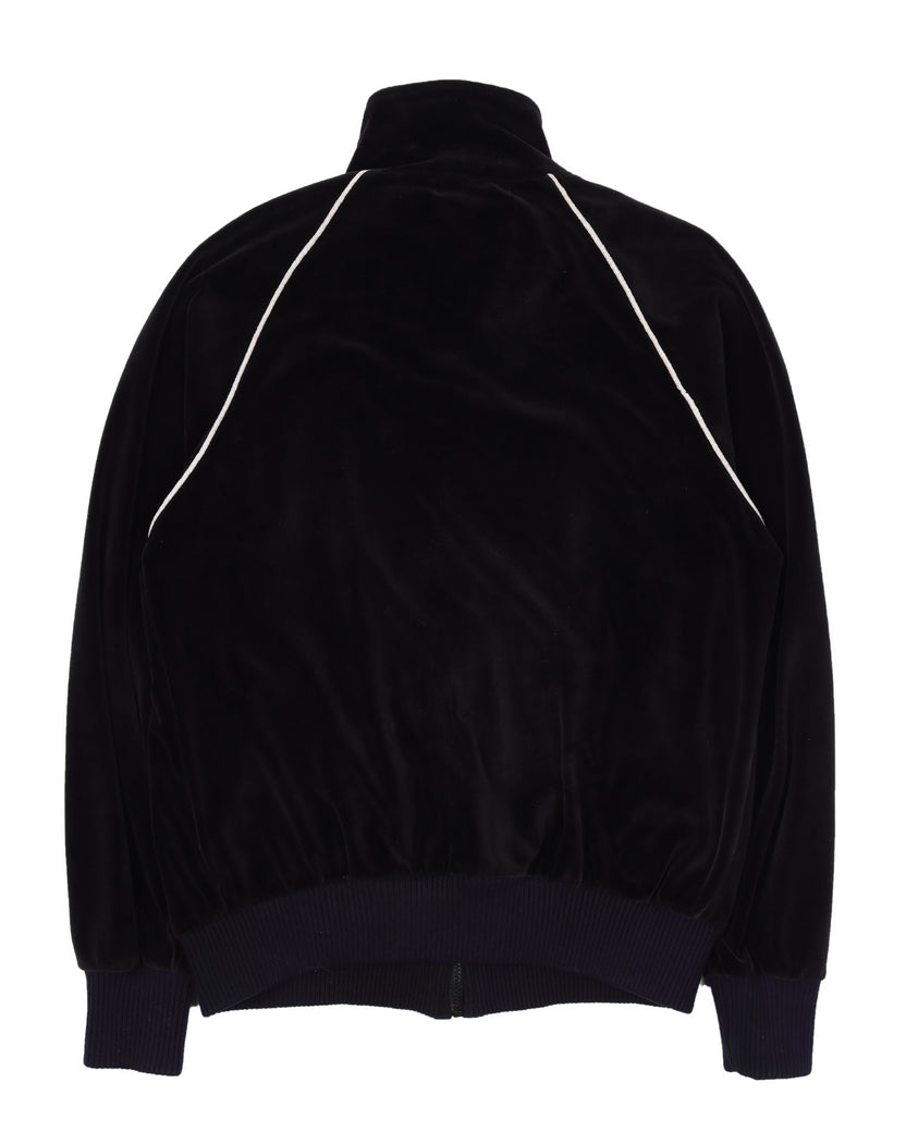 AW03 "Touch Me I'm Sick" Double Skull Velour Track Jacket