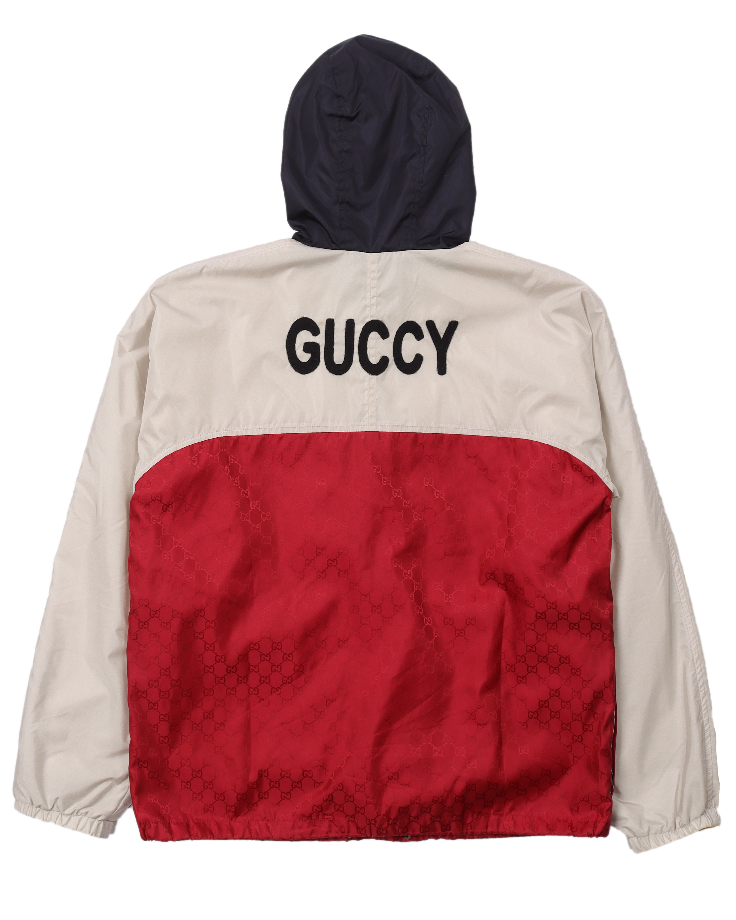 GUCCI Red Goose Down Hooded Vest Jacket with Snake Logo Embroidery 48 Euro  Small