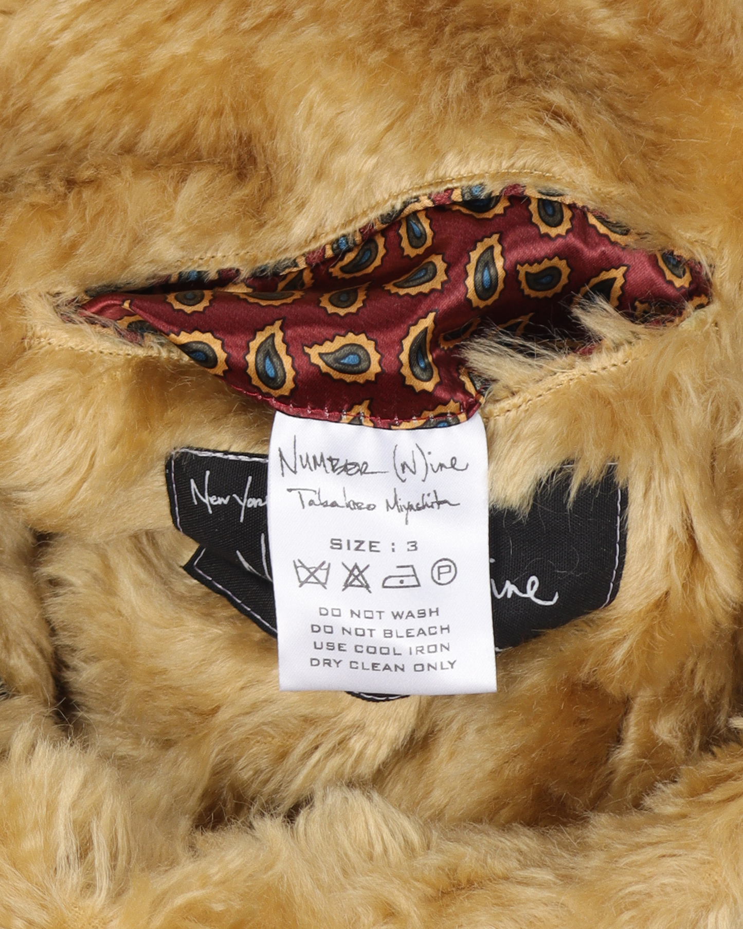 AW03 "Touch Me I'm Sick" Wool Shearling Jacket