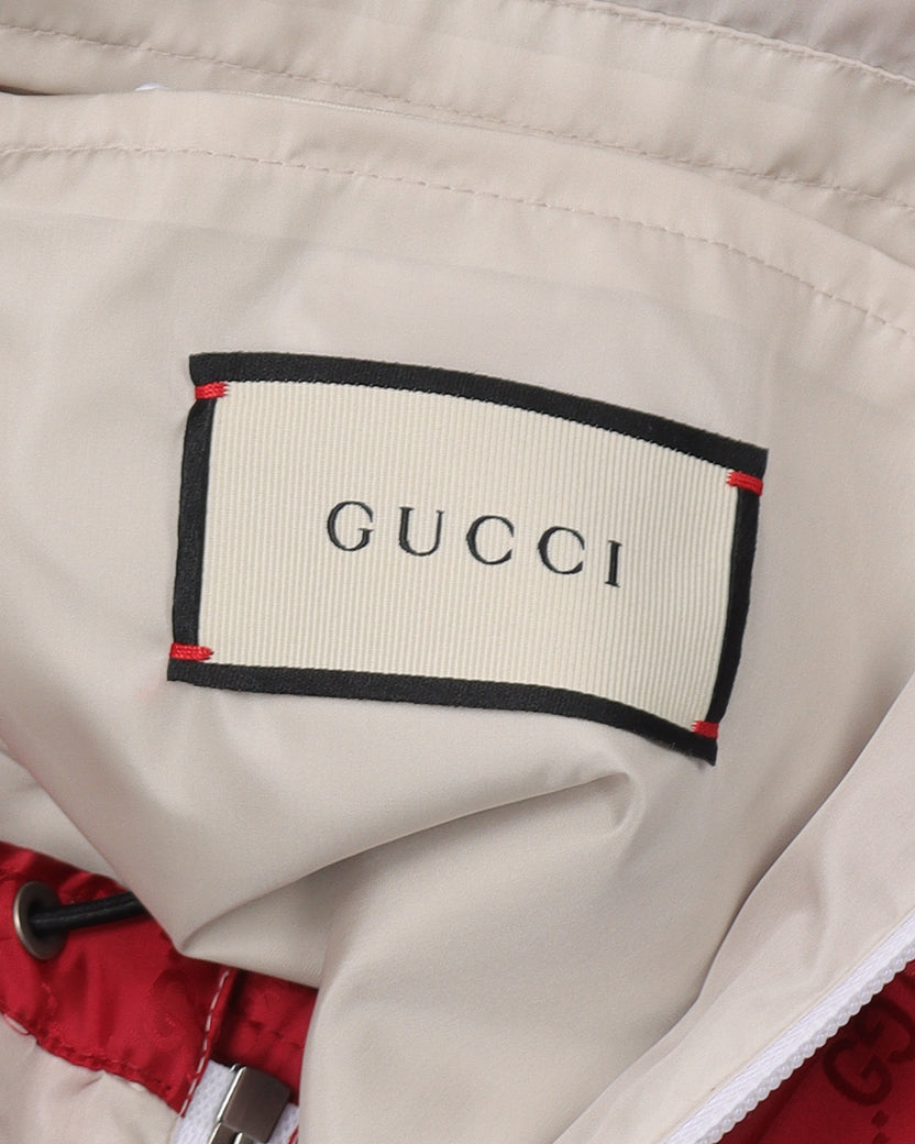 "GUCCY" Hooded Nylon Jacket