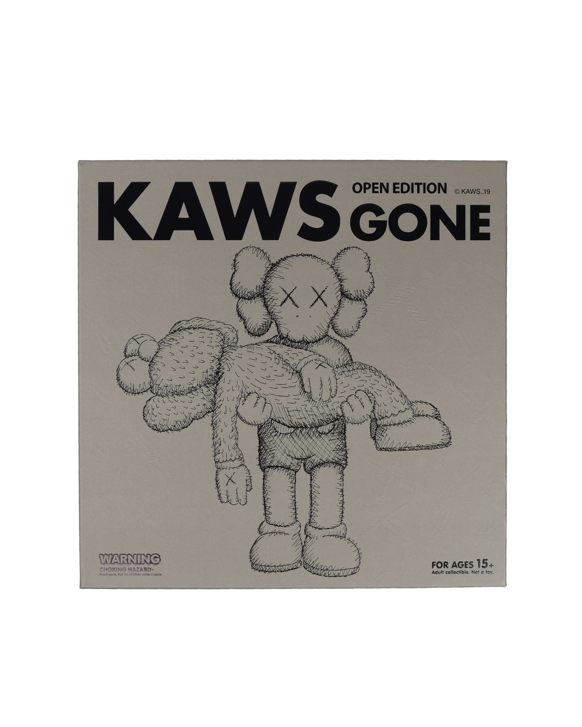 KAWS GONE (Brown) 2019 – Justin Reed