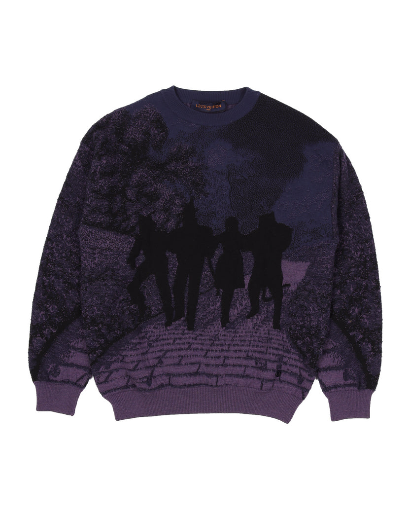 louis vuitton brick road sweater