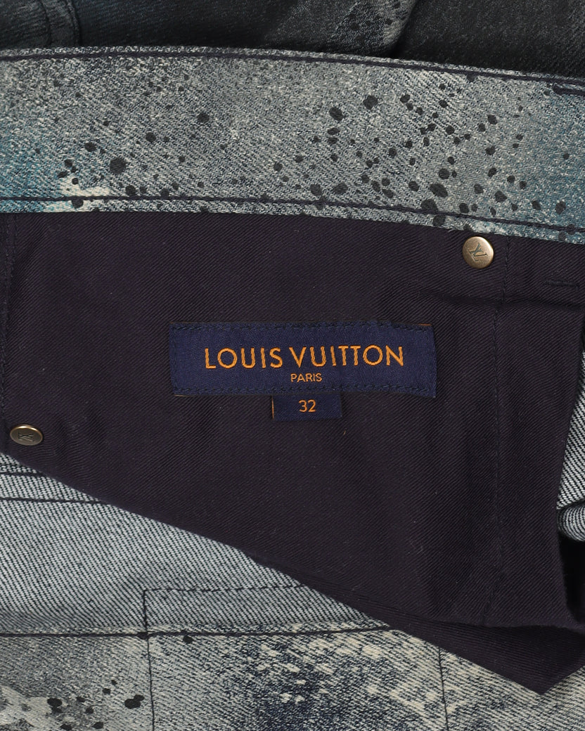 Louis Vuitton LV Spray Straight Jeans