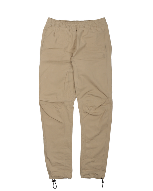 Cotton Blend Drawstring Pants