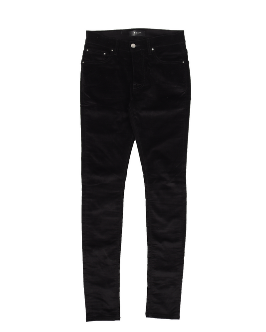 Velour Skinny Stack Pants