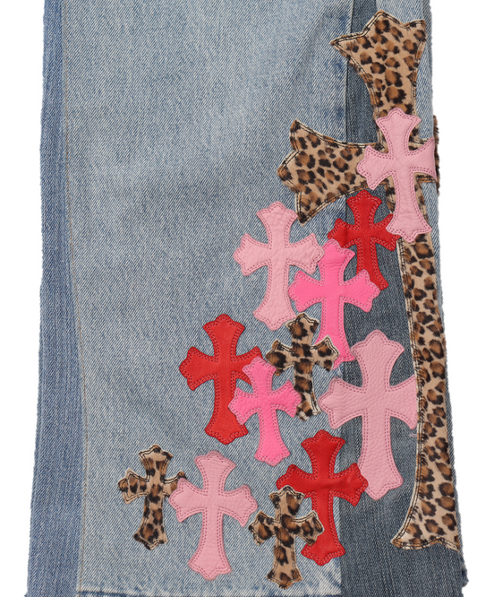 Levi's Cross Patch Flared Denim