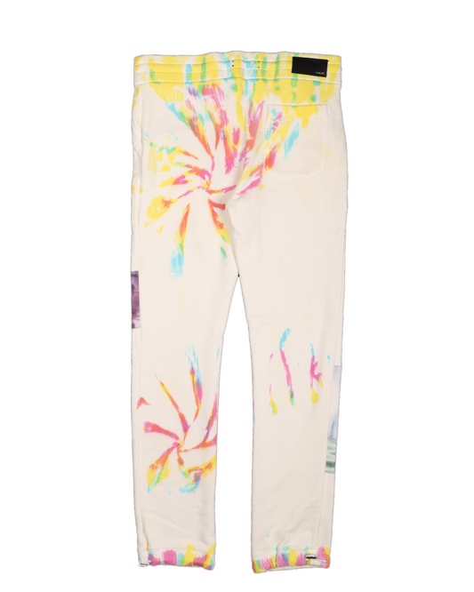 Tie-Dye Art Patch Sweatpants