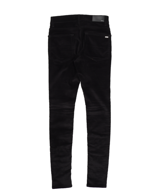 Velour Skinny Stack Pants