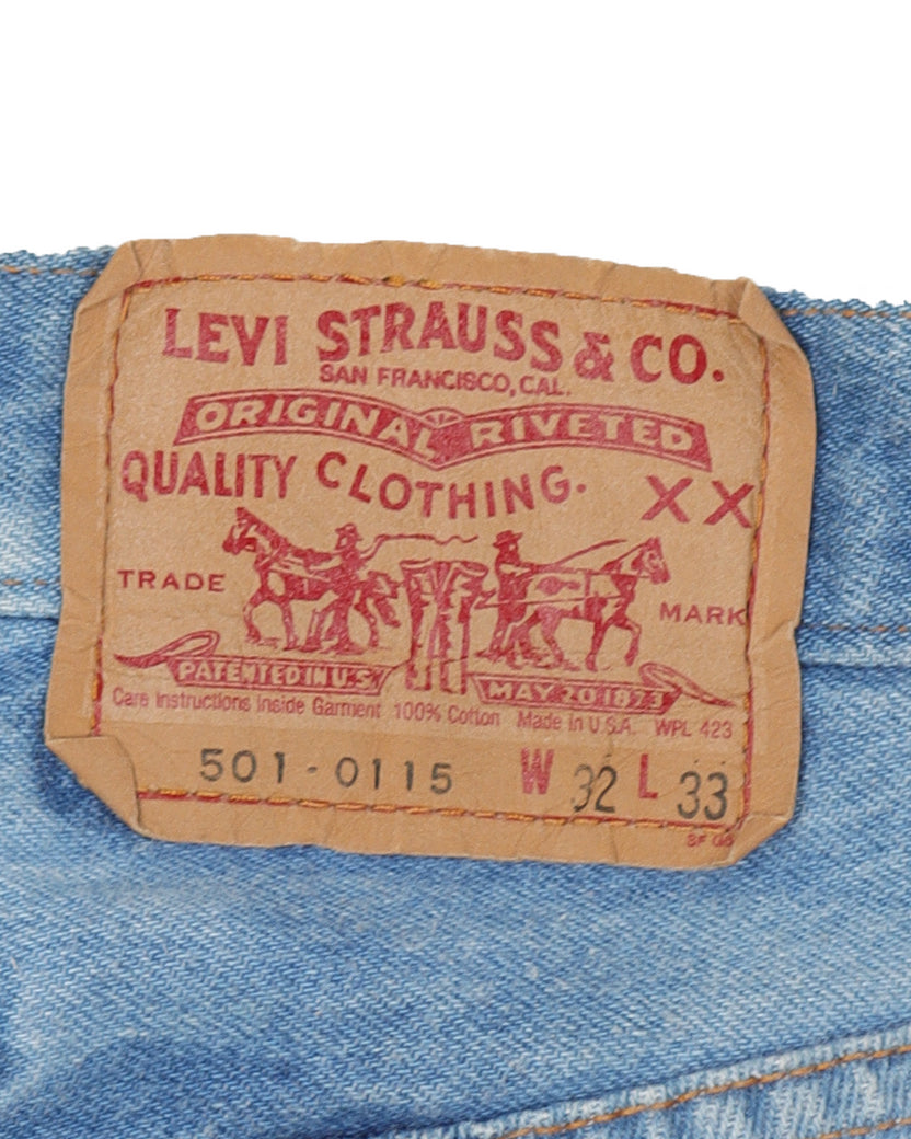 Levi's "501" Bleached Shorts